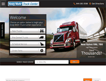 Tablet Screenshot of andymohrtruckcenter.com